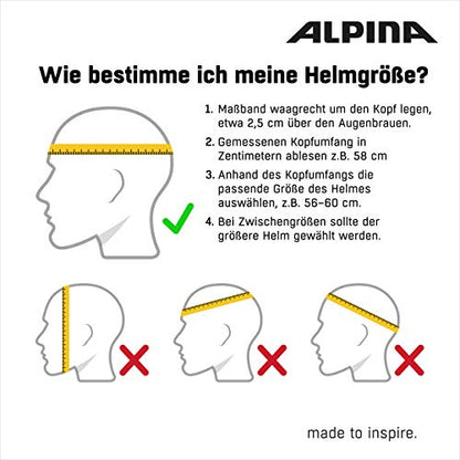 Alpina Carapax 2.0 - Lightweight, Stable & Comfortable Bike Helmet with Insect Net & Antibacterial Padding for Adults, Charcoal-Green, 52-57 cm.