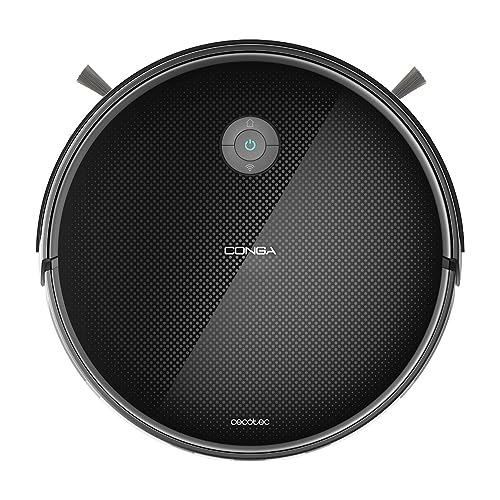 Cecotec self-emptying robot vacuum Conga 2499 Ultra Home Titanium, gyroscope technology, 2100 Pa, app, multifunction brush, 2 side brushes, 2 mops, automatic bag detection.