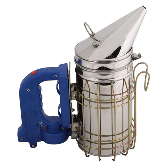 Bee Hive Smoker, Electric Rechargeable Beekeeping Smoker with Heat Shield, Stainless Steel Electric Beekeeping Tool (No Battery)