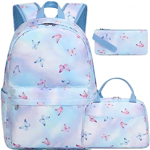 Jumpopack school backpack set girls backpack set Teenage girl backpack Teenage girl rucksack butterfly