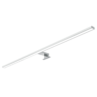 calf | 80cm LED bathroom light mirror lamp mirror light 230V neutral white, silver gray