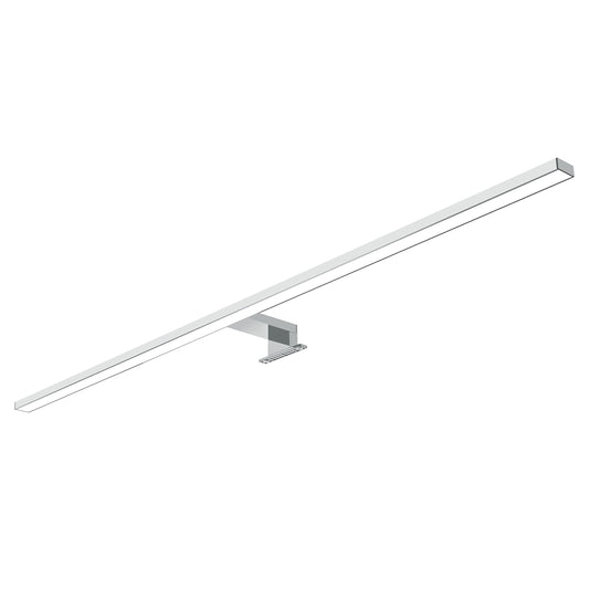calf | 80cm LED bathroom light mirror lamp mirror light 230V neutral white, silver gray