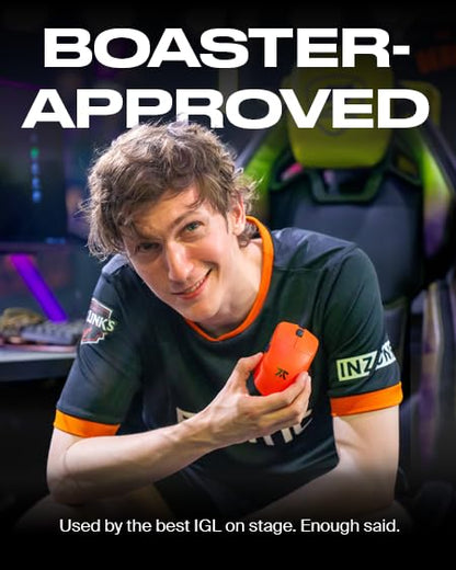 Fnatic x Lamzu Maya X 8K Medium-Large Wireless Pro Gaming Mouse Special Edition, Pixart 3950 sensor, light 47g, up to 80h battery life/1kHz polling rate, optical switches, Windows & Mac compatible.
