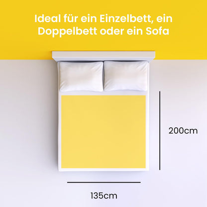 Cosi Home Premium Cooling Blanket - Summer blanket with Q-Max>0.4 cooling fibers - Breathable bedspread, cuddly blanket & sofa blanket against night sweats - Cooling blanket Gray - 150 x 200 cm