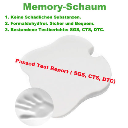 FOUNDCOOL memory foam wedge cushion for cars, ergonomic seat cushion car driver seat booster seat cushion car front seats seat cushions car seat office chair wheelchair