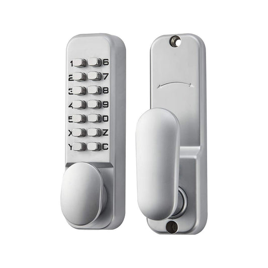 Spotact keyless door lock with mechanical code lock retro style 6-password lock suitable for garage, hotel, office, studio, warehouses.