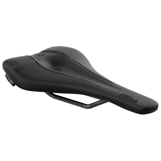 SQlab Unisex-Adult 612 Ergowave Active 2.1 Road & MTB Race Bike Saddle, Black, 13 cm & Unisex-Adult 411 Innerbarends 2.0 Bike Bar Ends for inside, Black, One Size