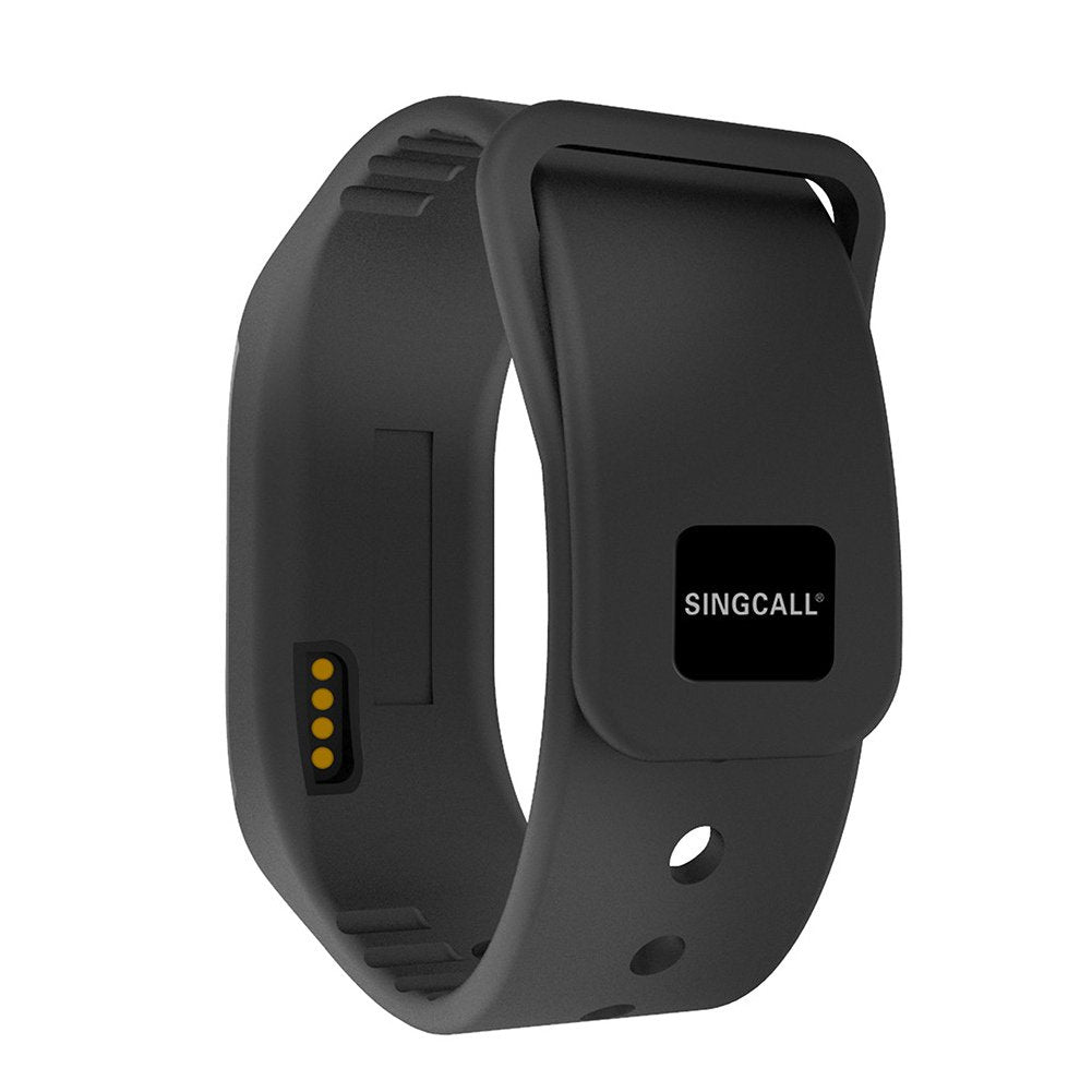SINGCALL call system for pleasure and relaxation, waterproof calling system for restaurant/hotel/fitness center. This item includes a wristwatch (APE6900) and 2 pagers (APE520).