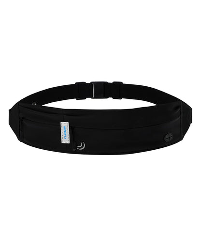 WATERFLY Running Waist Bag for Phone: Running Belt Flat Belly Bag for Women Men Jogging Belt Running Belt Running Bag Sports Belt Hip Bag for Running Sports Fitness Travel