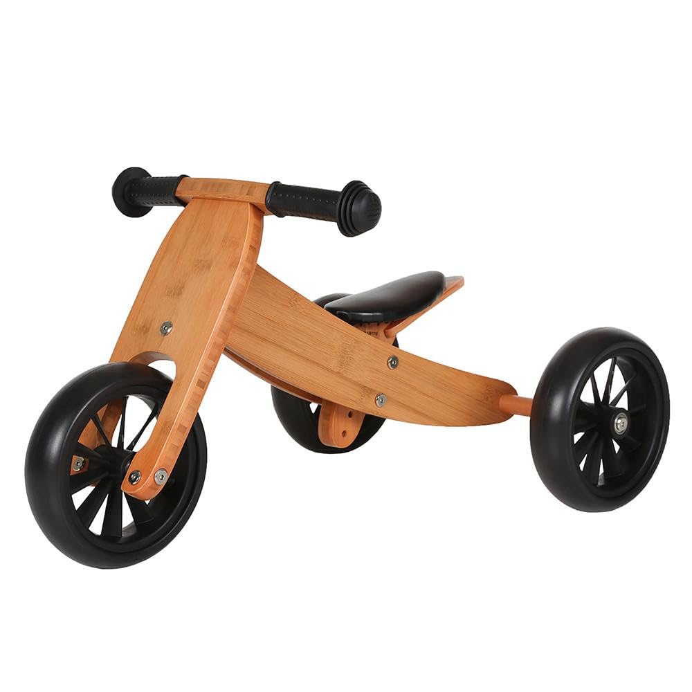 Bandits & Angels Wooden 4-in-1 Smartbike for children from 1 year (bamboo, unisex)