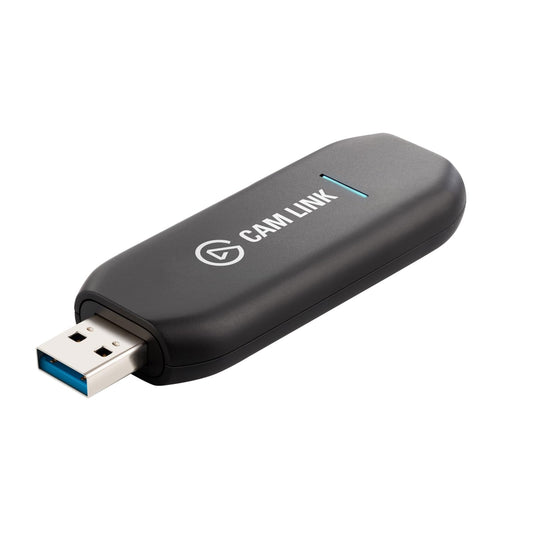 Elgato Cam Link 4K - external capture card for DSLR camcorders, as webcam, meetings, streams, recordings in 1080p60 or 4K30-4K60, easy connection with OBS, Zoom, Discord, HDMI to USB 3.0, PC, Mac, iPad.