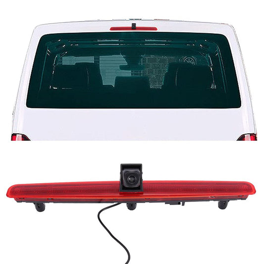 Third Roof Car Original Third Brake Light Rear View Camera, replacement for VW T5 Bus Transporter Multivan Caravelle Business with tailgate third brake light (Not tailgate doors) 2003-2015.