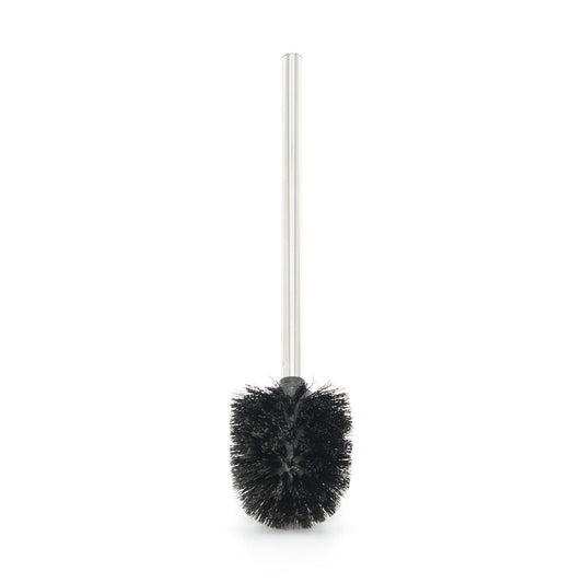 Joy of living natural stone toilet brush holder 15x20cm polished river stone toilet brush set bathroom accessory.