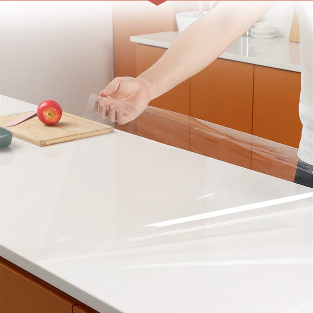 Clear adhesive film furniture protector self-adhesive furniture film for book cover transparent wall protection film splash protection kitchen backsplash film waterproof 60X500cm wallpaper