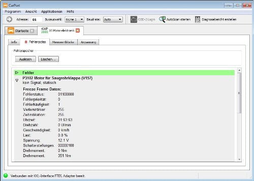 AutoDia K509 for CarPort software CAN UDS or KKL USB diagnostic interface