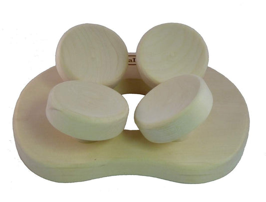 HaLu BV sauna headrest ergonomic, natural beechwood