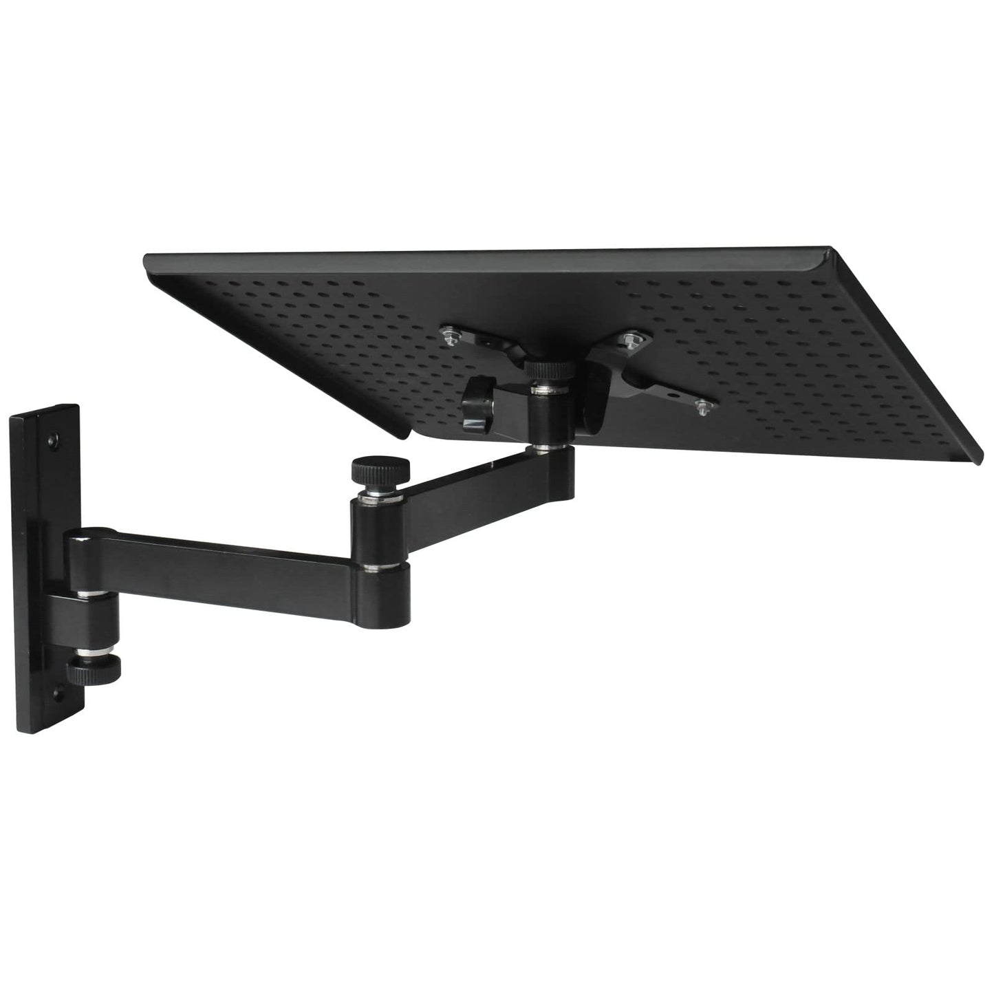 Spiral black universal wall mount with shelf adapter plate for laptop notebook netbook tablet PC Model: L52B-APBA