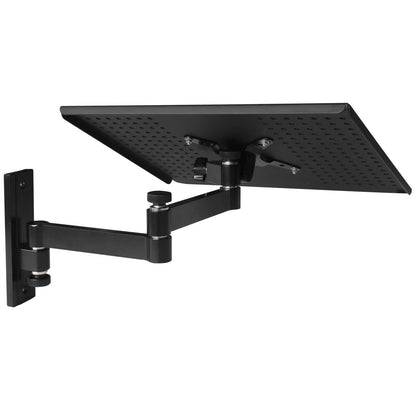 Spiral black universal wall mount with shelf adapter plate for laptop notebook netbook tablet PC Model: L52B-APBA