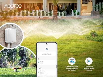 Aeotec Outdoor Heavy Duty Switch - IP44, 40A, Z-Wave, HomeAssistant, outdoor, pump control, ventilation control, E-bike charging, sprinklers, heater, infrared heating, moisture-resistant ventilator