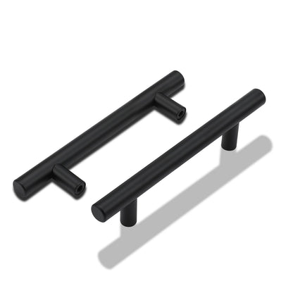 25 pieces of kitchen handles in black with 128mm hole spacing. Handles for kitchen cabinets, furniture handles, black cabinet handles, stainless steel furniture handles, kitchen handles, door handles for the kitchen.