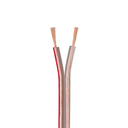 ARLI 100m Speaker Cable transparent - 2x2.5 mm² CCA flexible + meter marking for HiFi Surround Car Speakers 2 x 2.5 Speaker Cable