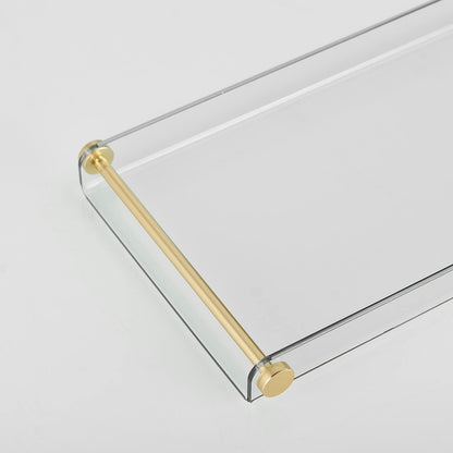 Bath tray 80cm acrylic bathtub caddy tub shelf tub bridge bathtub tray with gold handles - bathtub accessory