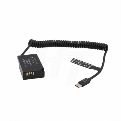 HangTon USB C to LP-E17 Dummy Battery for Canon EOS R8 T6s T6i T7i 8000D X8i SL2 Camera 9V/12V PD DR-E18