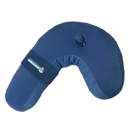 Side Sleeper Pillow for side sleepers to prevent snoring - ergonomic memory foam neck support pillow to relax the cervical spine - with cover - 42 x 37 x 15 cm.