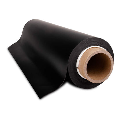 magnets4you Magnetic foil coated in black, Width 615x1.6 mm, meter length