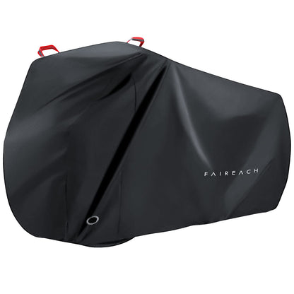 Faireach Bike Cover Waterproof, 210D Premium Fabric Bicycle Cover, Bike Garage Protection from Dust Rain Snow UV, Protective Cover with Lock Holes & Bag for all Bike Types