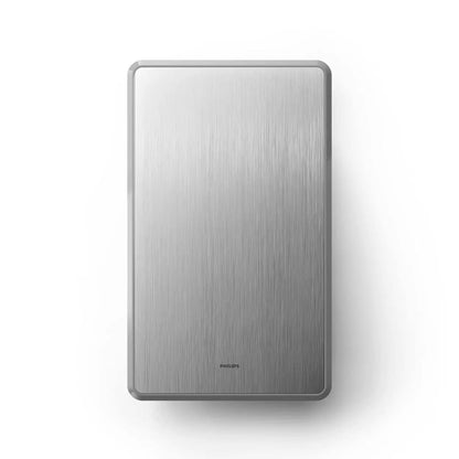 Philips TAW8506 Wireless Subwoofer, 20cm subwoofer for Philips TV, 300W max, Super Bass subwoofer for home cinema, DTS PlayFi, Dimensions: 24 x 39 x 40 cm, Silver design, TAW8506/10