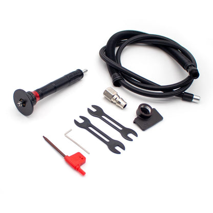 Toplionace Mini Pneumatic Chamfering Machine, Metal Deburring Chamfering Tool Hand Adjustable with 2 Original Blades 0.1-C0.9mm (AX207S)