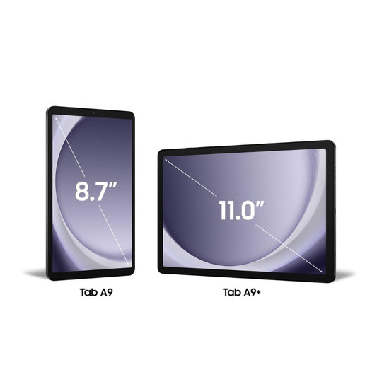 Samsung Galaxy Tab A9 tablet, Android, 64 GB, 8.7" TFT display (1340 x 800), microSD slot, Graphite color.
