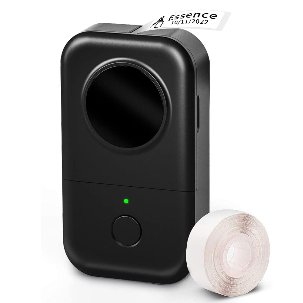 Phomemo D30 label printer, Bluetooth self-adhesive labeling machine, portable label maker, self-adhesive label printer, rechargeable, ink-free mini label printer for home, office, school.