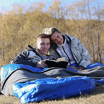 KingCamp Children's Sleeping Bag, Lightweight Warm Outdoor Blanket Sleeping Bags for Kids 3-4 Seasons for Camping Hiking with Carry Bag (Red R Zip, 165x70cm)