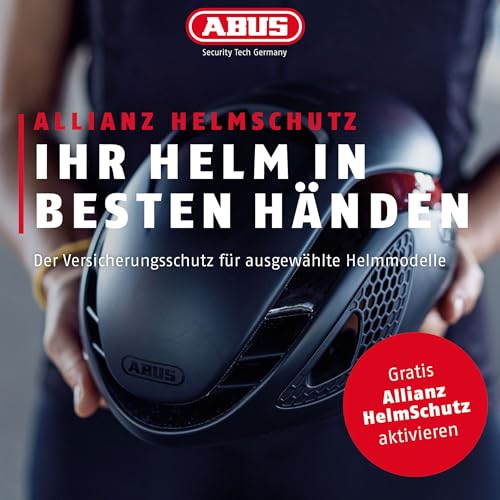 ABUS road bike helmet PowerDome - lightweight bicycle helmet with clever ventilation system and aerodynamic profile - Made in Italy - for women and men - Black, size M
