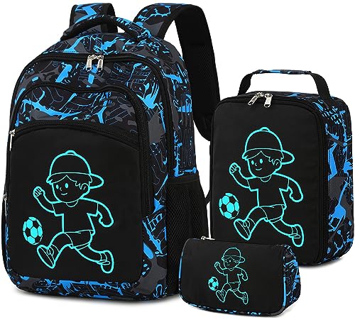LOIDOU school backpack set for girls, 3 pieces including a children's backpack, school bag, and teenager backpack. Ergonomic school satchel for boys and girls.