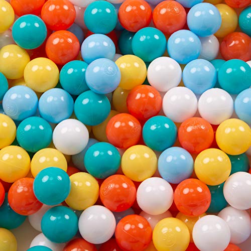 Selonis Ball Pit for Kids 90x30cm Ball Pool for Babies Includes 200 Balls