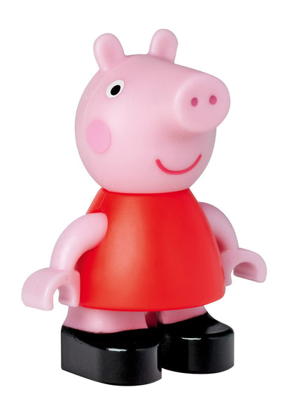 BIG-Waterplay - Peppa Pig Holiday - Outdoor water toy with large water slide, BIG-Bloxx building blocks, hand crank & Peppa Pig figures, for children ages 3-7.