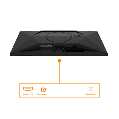 AOC Gaming 24G4XED - 24 inch Full HD monitor, 180 Hz, 1 ms, FreeSync Premium, G-Sync compatible, HDR10 (1920x1080, 2X HDMI 2.0, 1x DisplayPort 1.4) black/grey