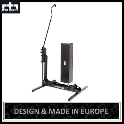 RTR BIKES Brutus UP Professional Free-standing Bike Stand - Perfect for your garage, home, or bike shop.