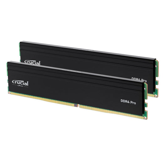 Crucial Pro DDR4 RAM 32GB Kit (2x16GB) 3200MHz, Intel XMP 2.0, PC Computer Memory - CP2K16G4DFRA32A