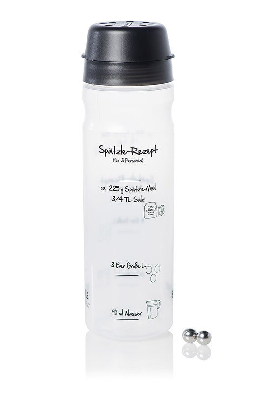 Spätzle Shaker (ANTHRACITE for 4 portions of homemade Spätzle (875ml) Spätzle press and mixer in one For easy Spätzle making The patented original