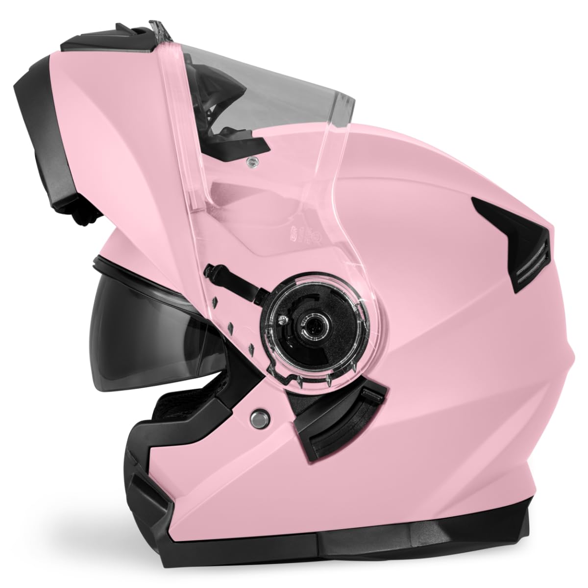VINZ Santos flip-up helmet with sun visor | ECE 22.06 & PINLOCK ready | Motorcycle helmet full face | Motorcycle helmet flip-up | Available in sizes XS-XXL | Available in pink