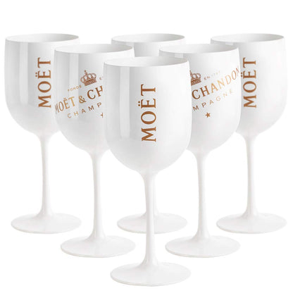Moët & Chandon Ice Imperial Champagne Glass - Plastic (White, 6)