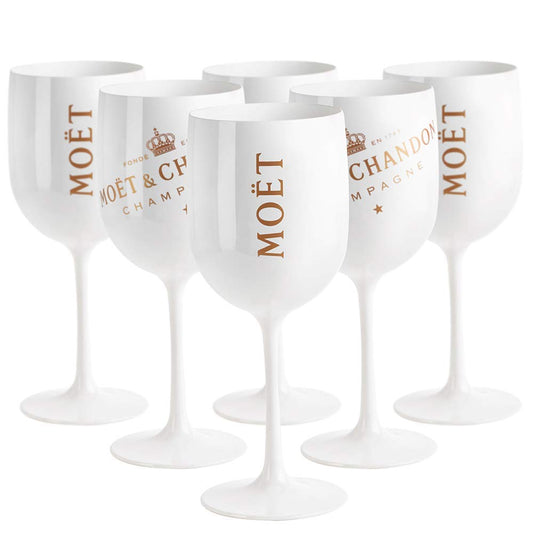 Moët & Chandon Ice Imperial Champagne Glass - Plastic (White, 6)