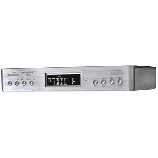 Soundmaster Highline UR2045SI kitchen radio under-cabinet radio DAB+ FM-RDS alarm clock equalizer LED Bluetooth