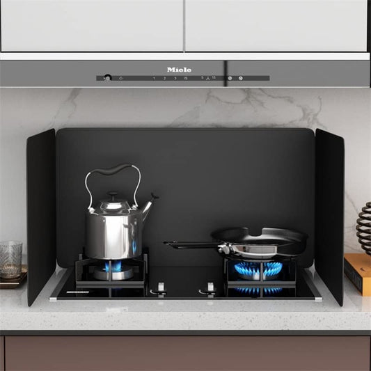 Splash guard, grease guard, 4-sided oil splash guard, foldable stove kitchen foldable kitchen splash plate splash guard kitchen and stove guard stove splash guard