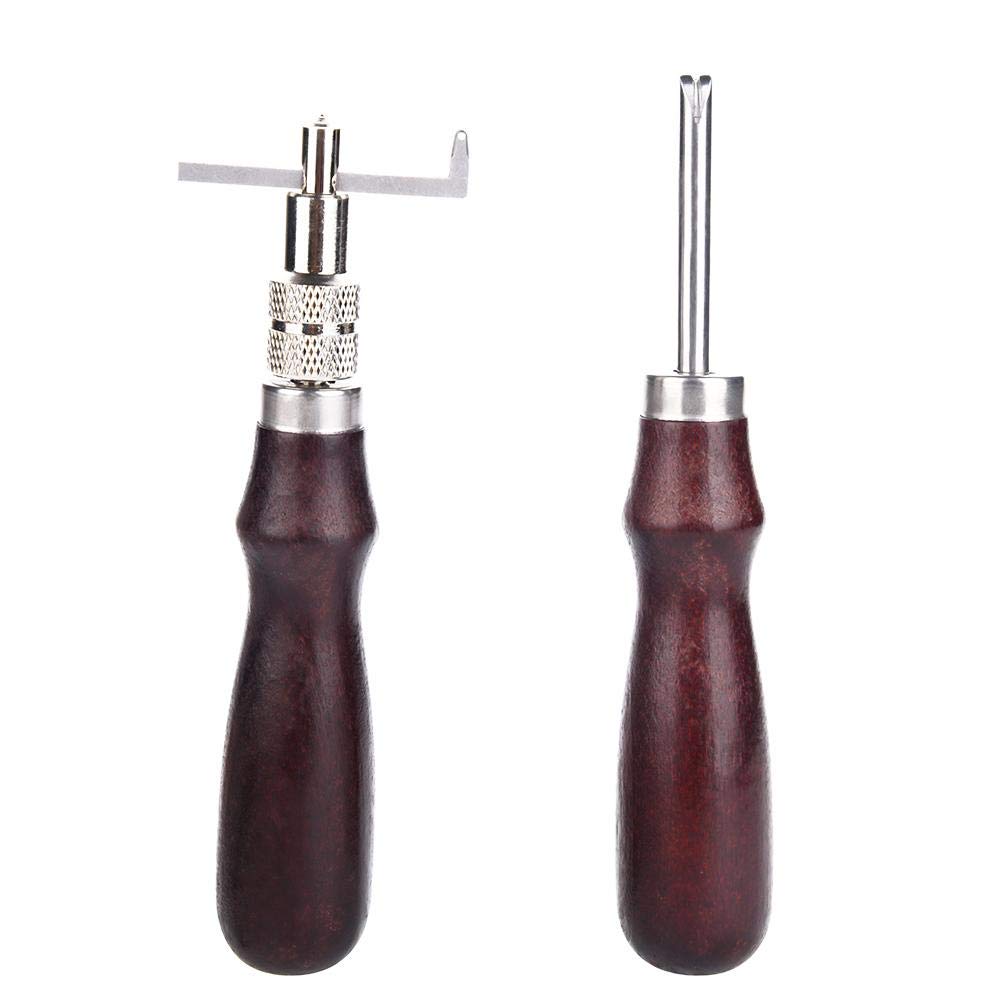 Leather Tool Set 18pcs Leather Craft Set Leather Tools and Accessories Set Leather Craft Tool Set for Leather Craft Sewing Cutting DIY.