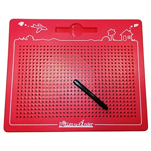Great for kids Magnetic game for kids - Magnetic drawing board with balls and pen - Great activity for kids aged 3 and up - The magic magnet game for a stress-free car ride